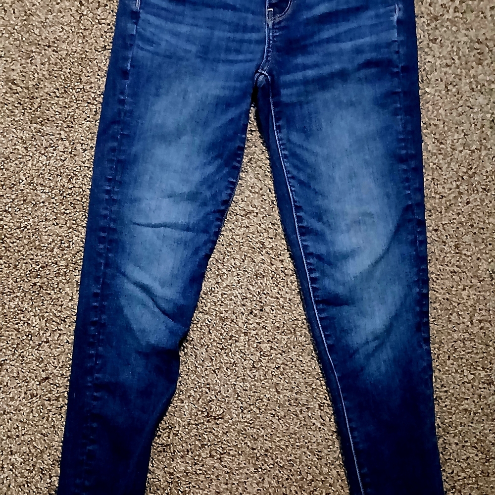 American Eagle Outfitters Dark Blue High Rise Jeans